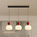 Japandi Sculptural Globe Pendant Light