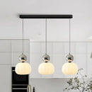 Japandi Sculptural Globe Pendant Light