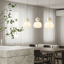 Japandi Sculptural Globe Pendant Light