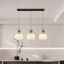 Japandi Sculptural Globe Pendant Light