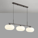 Contemporary 3-Light Glass Globe Pendant Ceiling Fixture