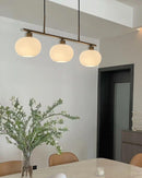 Contemporary 3-Light Glass Globe Pendant Ceiling Fixture