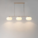 Contemporary 3-Light Glass Globe Pendant Ceiling Fixture
