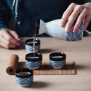 Porcelain Wave Sake Set