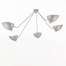 Modern Multi-Arm Adjustable Metal Ceiling Light Fixture
