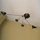 Modern Multi-Arm Adjustable Metal Ceiling Light Fixture