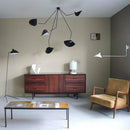 Modern Multi-Arm Adjustable Metal Ceiling Light Fixture