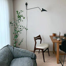 Adjustable Long Arm Metal Wall Sconce with Rotating Shade
