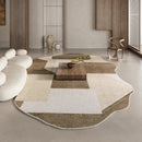 Abstract Patchwork Contour Area Rug