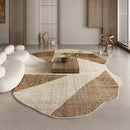 Abstract Patchwork Contour Area Rug