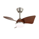 Carved Wood Blade Fan Light
