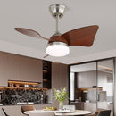 Carved Wood Blade Fan Light
