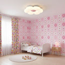 Kids Room-Six-Leaf Flower LED Ceiling Light