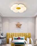 Kids Room-Six-Leaf Flower LED Ceiling Light