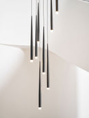 Slender Drop Rod Chandelier