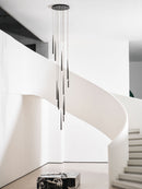 Slender Drop Rod Chandelier