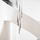 Slender Drop Rod Chandelier