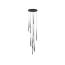 Slender Drop Rod Chandelier