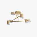 Gold Multi-Arm Sputnik LED Ceiling Light