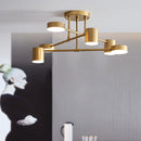 Gold Multi-Arm Sputnik LED Ceiling Light