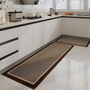 Linear Ribbed Frame Kitchen Mats