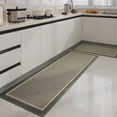 Linear Ribbed Frame Kitchen Mats