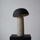 Art Deco Striped Column Table Lamp