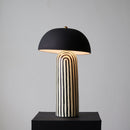 Art Deco Striped Column Table Lamp