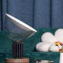 Minimalist Modern Desk Lamp with Clear Glass Diffuser