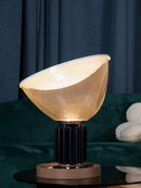 Minimalist Modern Desk Lamp with Clear Glass Diffuser