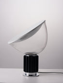 Minimalist Modern Desk Lamp with Clear Glass Diffuser