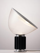 Minimalist Modern Desk Lamp with Clear Glass Diffuser