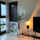 Minimalist Modern Desk Lamp with Clear Glass Diffuser