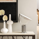 Minimalist Modern Desk Lamp with Clear Glass Diffuser