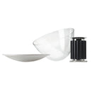 Minimalist Modern Desk Lamp with Clear Glass Diffuser