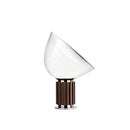 Minimalist Modern Desk Lamp with Clear Glass Diffuser