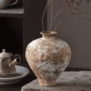 Patina Washed Ceramic Vessel