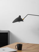 Adjustable Long Arm Metal Wall Sconce with Rotating Shade