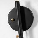 Adjustable Long Arm Metal Wall Sconce with Rotating Shade