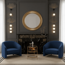 Modern Vertical Sphere Wall Sconce