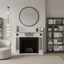 Modern Vertical Sphere Wall Sconce
