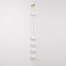 Modern Vertical Sphere Wall Sconce