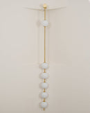 Modern Vertical Sphere Wall Sconce