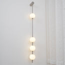 Modern Vertical Sphere Wall Sconce