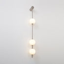 Modern Vertical Sphere Wall Sconce
