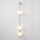 Modern Vertical Sphere Wall Sconce
