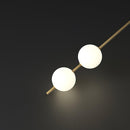 Modern Vertical Sphere Wall Sconce