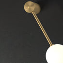Modern Vertical Sphere Wall Sconce
