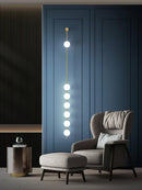 Modern Vertical Sphere Wall Sconce