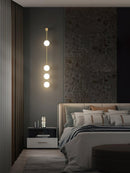 Modern Vertical Sphere Wall Sconce